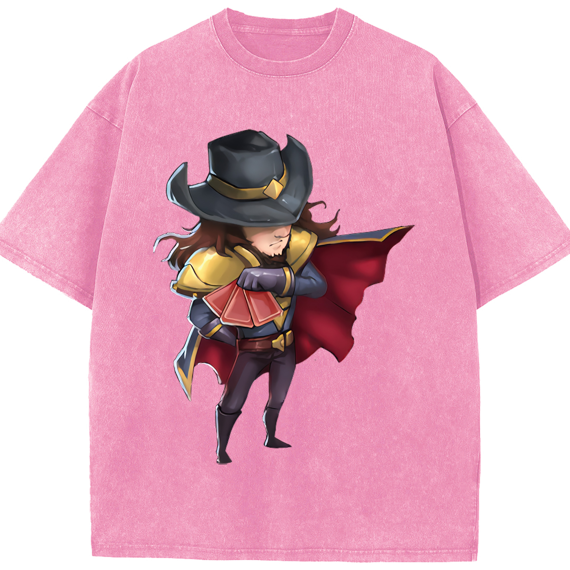 （画像用） リーグ・オブ・レジェンド League of Legends LOL 綿100% ヴィンテージ風 半袖Tシャツ（フロントプリント）